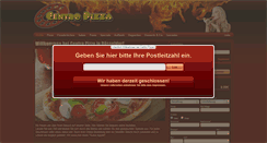 Desktop Screenshot of centropizza.com